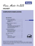 Предварительный просмотр 61 страницы Iiyama HA202DT User Manual