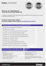 Preview for 2 page of Iiyama LH4281S User Manual