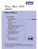 Предварительный просмотр 34 страницы Iiyama LS902UT User Manual