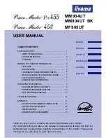 Iiyama MF905UT User Manual предпросмотр