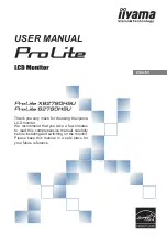 Iiyama Pro Lite B2780HSU User Manual предпросмотр