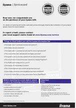 Preview for 2 page of Iiyama Pro Lite LH4342UHS User Manual