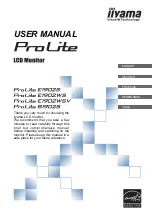 Предварительный просмотр 1 страницы Iiyama ProLite B1902S User Manual