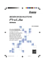 Предварительный просмотр 29 страницы Iiyama ProLite e2200ws User Manual