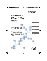 Предварительный просмотр 1 страницы Iiyama ProLite H431S User Manual