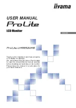 Iiyama ProLite LH9852UHS User Manual предпросмотр