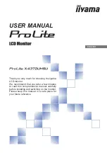 Iiyama ProLite Series User Manual предпросмотр