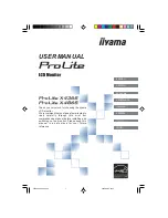 Iiyama ProLite X436S User Manual предпросмотр