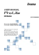 Iiyama ProLite XU2490HS User Manual предпросмотр