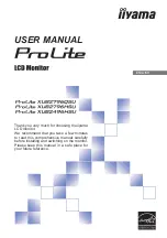 Iiyama ProLite XUB2496HSU User Manual preview