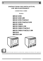 Preview for 13 page of IK-INTERKLIMAT GIERRE BRIO INOX Instructions For Installation, Use And Maintenance Manual