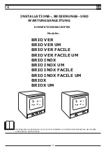 Preview for 37 page of IK-INTERKLIMAT GIERRE BRIO INOX Instructions For Installation, Use And Maintenance Manual