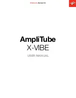 IK Multimedia AmpliTube X-VIBE User Manual preview