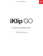 IK Multimedia iKlip GO User Manual preview