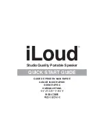 IK Multimedia iLoud Quick Start Manual preview