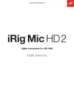 Предварительный просмотр 1 страницы IK Multimedia iRig Mic HD2 User Manual