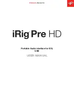 Preview for 1 page of IK Multimedia iRig Pre HD User Manual