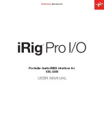 Preview for 1 page of IK Multimedia iRig Pro I/O User Manual