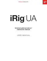 IK Multimedia iRig UA User Manual preview