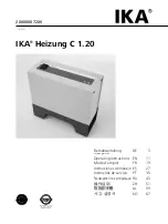 Предварительный просмотр 1 страницы IKA C 1.20 Operating Instructions Manual