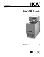 IKA CBC 5 basic Operating Instructions Manual предпросмотр