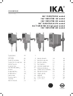 IKA EUROSTAR 100 DIGITAL User Manual предпросмотр