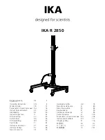 Предварительный просмотр 1 страницы IKA R 2850 Operating Instructions Manual