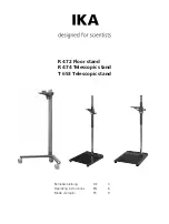 Предварительный просмотр 1 страницы IKA R 472 Operating Instructions Manual