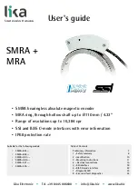 Предварительный просмотр 1 страницы IKA SMRA + MRA User Manual