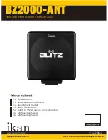 Ikan Blitz BZ2000-ANT Manual preview