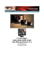 Ikan Cinemage 2000 User Manual preview