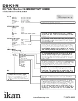 Preview for 4 page of Ikan D5-K1-N Quick Start Manual