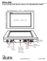 Preview for 2 page of Ikan D7w-DK Quick Start Manual