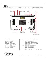 Preview for 3 page of Ikan D7w Quick Start Manual