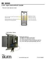 Preview for 3 page of Ikan IB 1000 Quick Start Manual