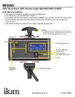 Предварительный просмотр 2 страницы Ikan IB500 Quick Start Manual