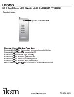 Preview for 4 page of Ikan IB500 Quick Start Manual