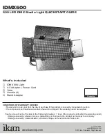 Preview for 1 page of Ikan IDMX500 Quick Start Manual