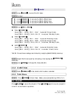 Preview for 8 page of Ikan IDX-1204 User Manual