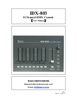 Preview for 1 page of Ikan IDX-803 User Manual