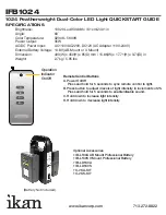 Preview for 3 page of Ikan IFB1024 Quick Start Manual