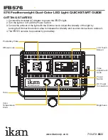 Предварительный просмотр 2 страницы Ikan IFB576 Quick Start Manual