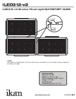 Предварительный просмотр 4 страницы Ikan iLED312-v2 Quick Start Manual