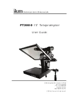 Ikan PT3000 User Manual preview