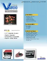 Ikan V2500 Specifications preview