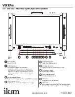 Предварительный просмотр 2 страницы Ikan VX17e Quick Start Manual