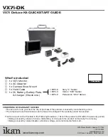 Preview for 1 page of Ikan VX7i Deluxe Kit Quick Start Manual