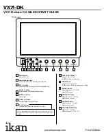 Preview for 2 page of Ikan VX7i Deluxe Kit Quick Start Manual