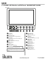 Preview for 2 page of Ikan VX7i Quick Start Manual