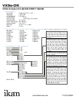 Preview for 4 page of Ikan VX9e-DK Quick Start Manual